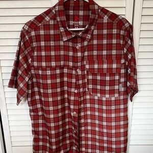 Killik Red and White Checkered Men's Shirt